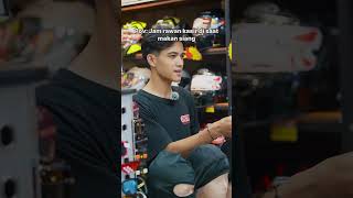 Kurang fokus kalo jam segitu #galleryhelm #helm #pov