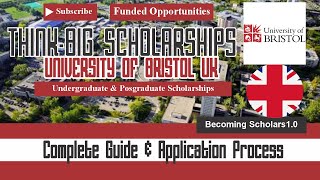 University of Bristol Scholarships 2026: Requirements, Deadlines & Application Tips