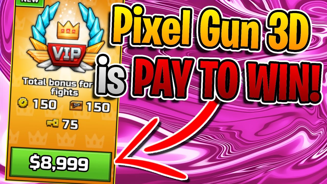 Pixel Gun 3D is PAY TO WIN? Let's Talk...