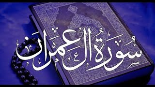 سورة آل عمران القارئ منصور السالمي ه      