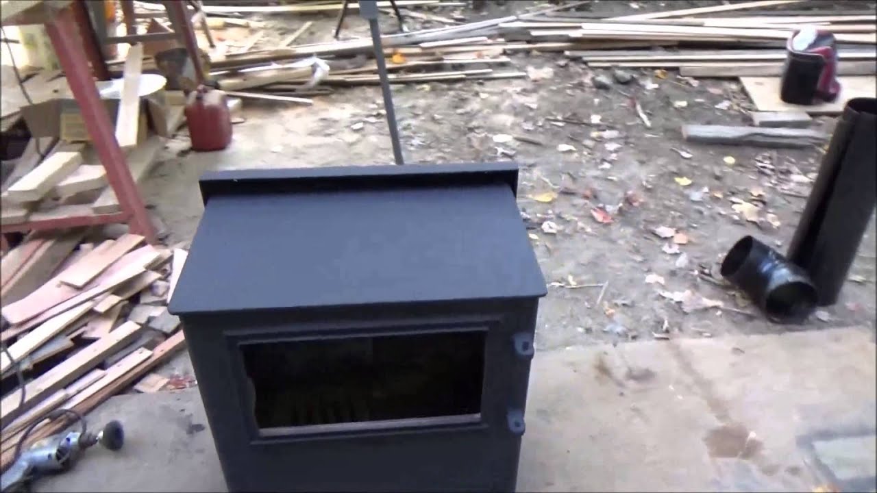 Finished Insulating My Tiny House Ceiling And Started Wood Stove