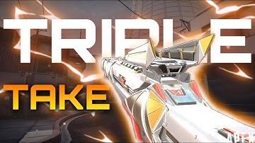 you won’t BELIEVE this TRIPLE TAKE gameplay in apex legends mobile…
