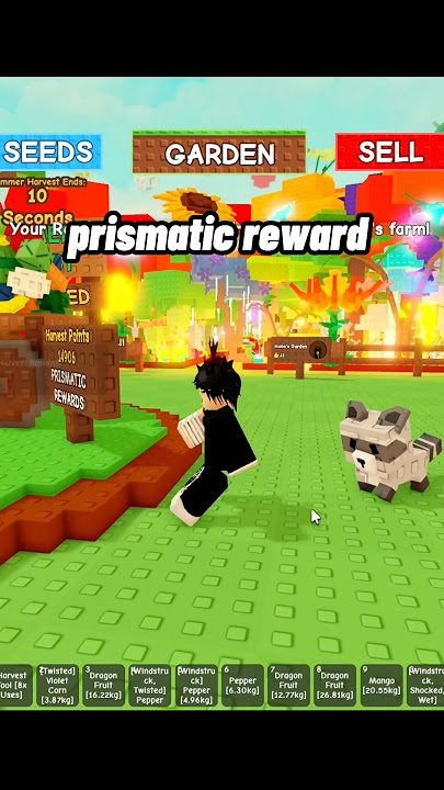 Prismatic Reward in Summer event Grow A Garden 🤑💰 #roblox #growagarden #fyp #роблокс #viralvideo