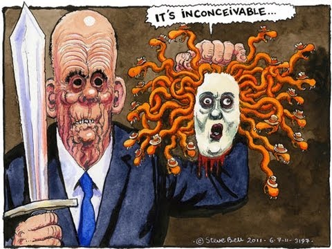Film backdrop image for Steve Bell's year in cartoons (2013)