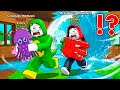 JJ and Mikey Escape the Tsunami of Brainrots in Roblox (Maizen)