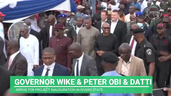Governor Nyesom Wike, Peter Obi & Yusuf Datti Arrive Rivers state Inauguration in style