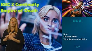 BBC2 Continuity - Doctor Who Empire of Death - 28/06/24 - 2:30am
