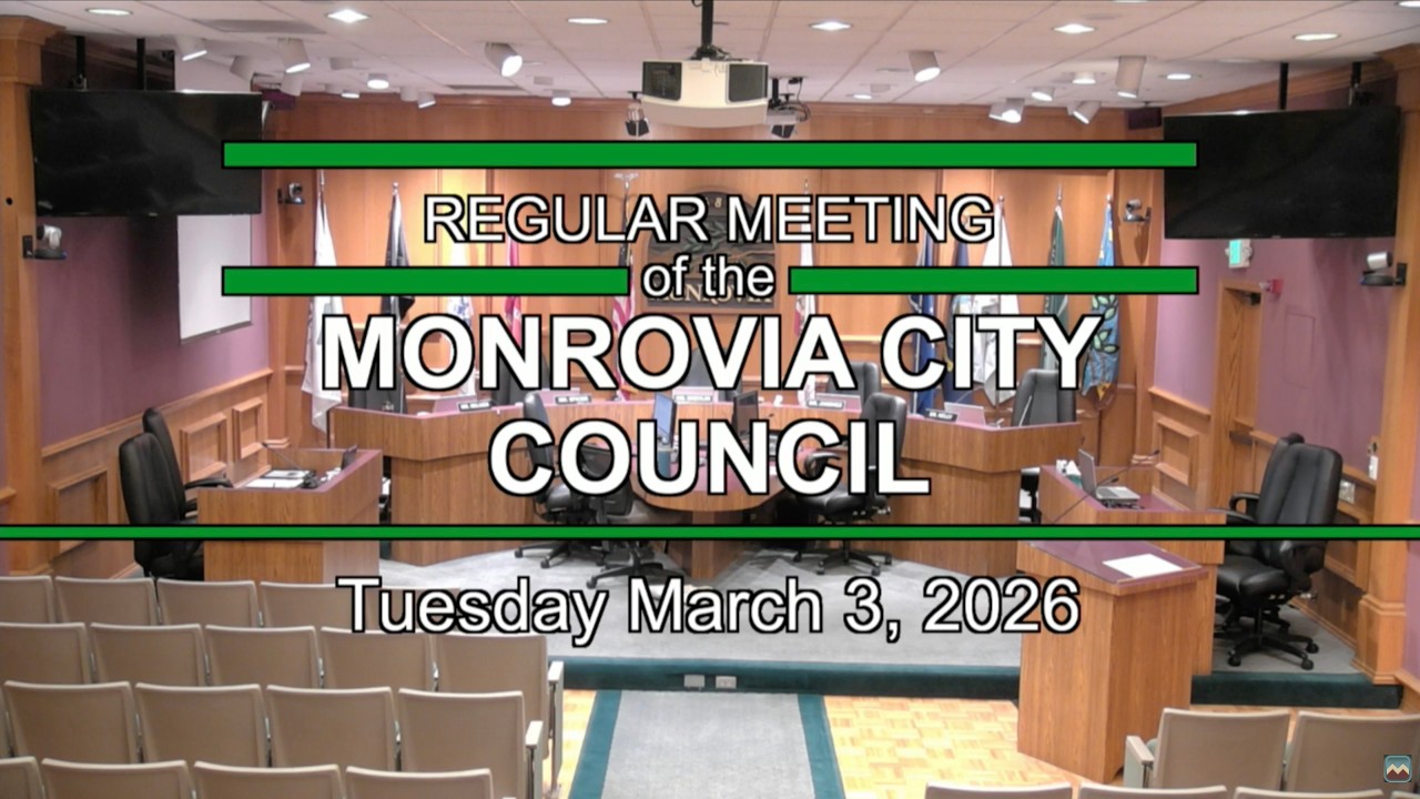 Monrovia City Council | March 3, 2026 | Regular Meeting