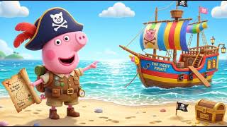 Peppa Pig Pirate Ship Adventure Treasure Hunt Story