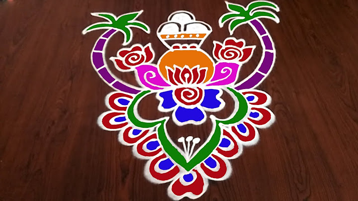 Dot Rangoli: 5x3 middle dots |  Bhogi Kundala Muggulu || Sankranthi Muggulu || Easy Pongal Pot
