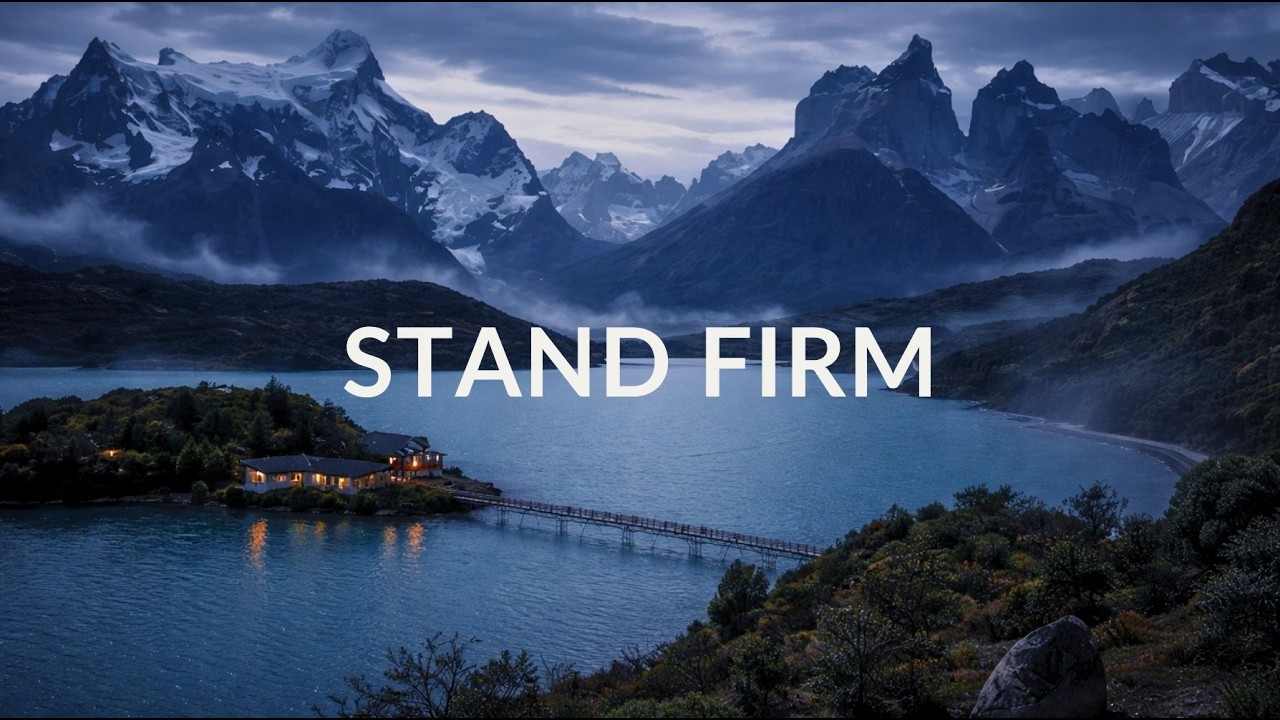 STAND FIRM IN HOPE – Soft Piano Prayer for Strength & Peace (1 Hour)