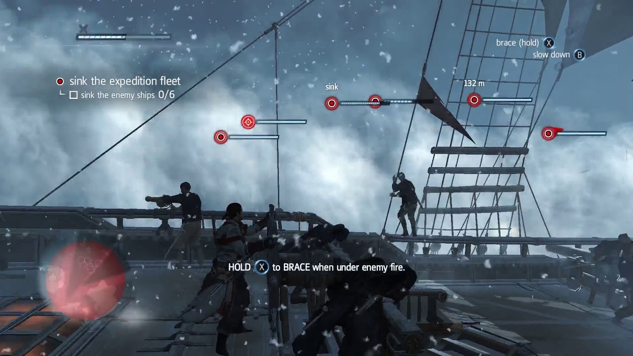 Assassins Creed Rogue Gameplay|24|Cold Fire| Gerfaut Legendary Battle ...