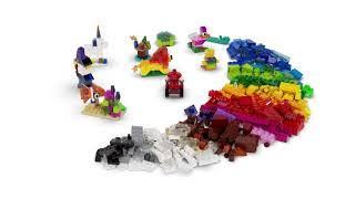 Lego Classic 500 Parçalık Yaratıcı Şeffaf Parçalar Kutusu 11013 - Çocuk Oyuncak Yapım Seti
