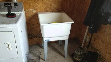 plan to install a utility sink