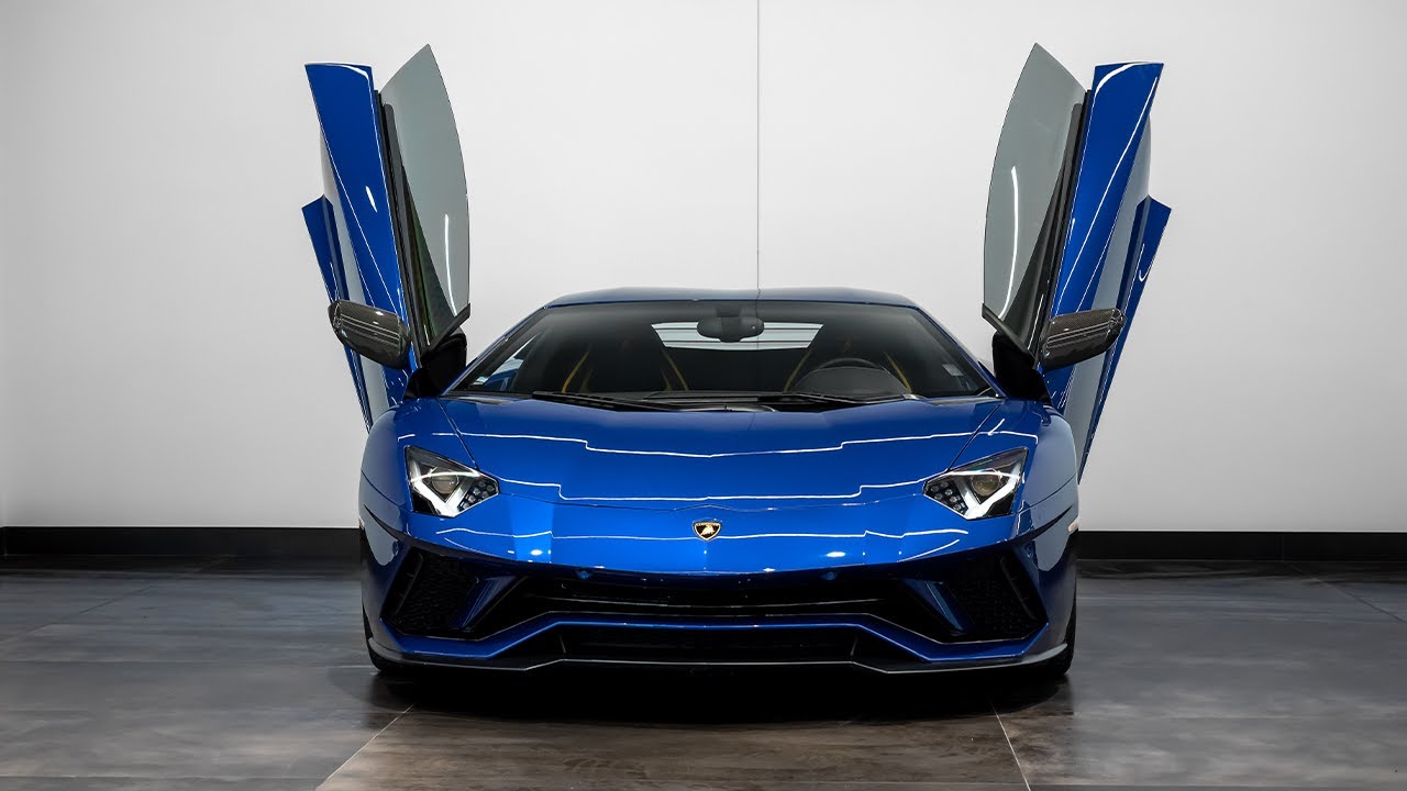 2018 Lamborghini Aventador S / Blu Nereid - Walkthrough