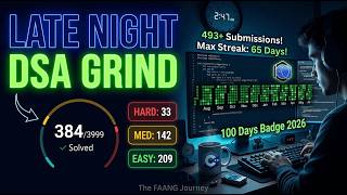 Late Night LeetCode 🌙 | Grinding DSA Until I Get the Offer 💻🔥