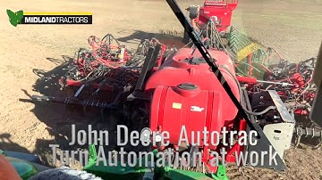 John Deere Autotrac Turn Automation at work