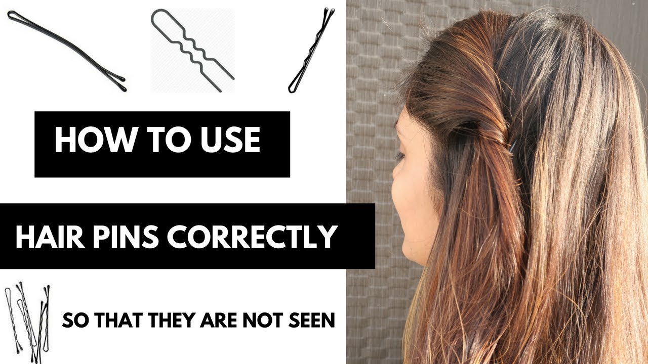 how to : use bobby pins & hair pins correctly so that they are not seen in  hindi/easy tricks