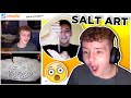 SALT ART on Omegle "Satisfying Reactions" | rooneyojr