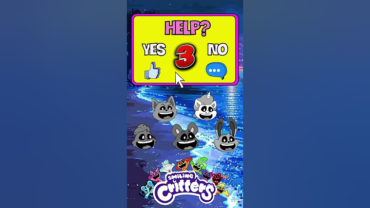 Please help me pass the Color Challenge level 999 - Smiling Critters animation #short
