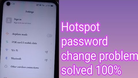 Redmi note 10 Pro 5G, change hotspot password 🔥