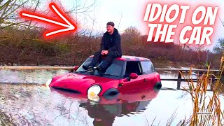 Idiot on the car --- Bad drivers & Driving fails -learn how to drive #1077