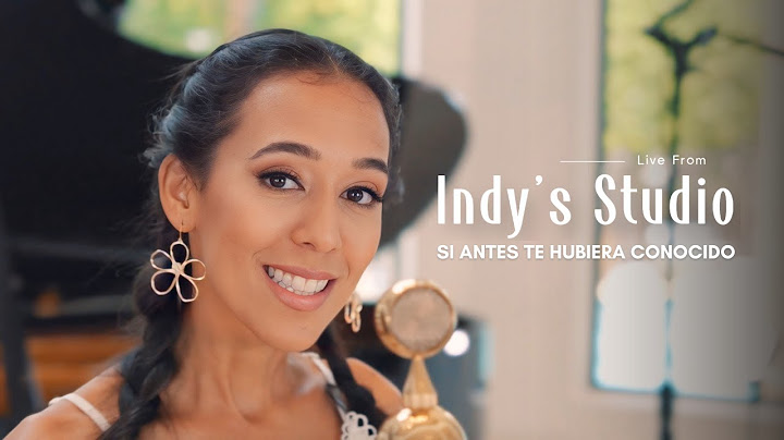 Indy Fontaine - "Si Antes Te Hubiera Conocido" Karol G (Live From Indy's Studio Official Video)