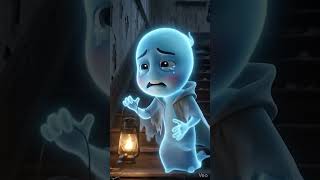 👻 Scary Ghost in Haunted House | Pixar Style Horror Animation #shorts