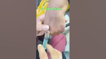 Intravenous injection use ll iv injection लगाना सिखे !! #ivinjection #short