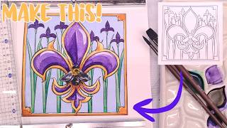 Paint a Custom Watercolor Illuminated Letter
