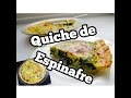 Quiche De Espinafre Fácil e Rápido