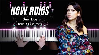 Dua Lipa - New Rules | Piano Cover by Pianella Piano (Piano Beat)