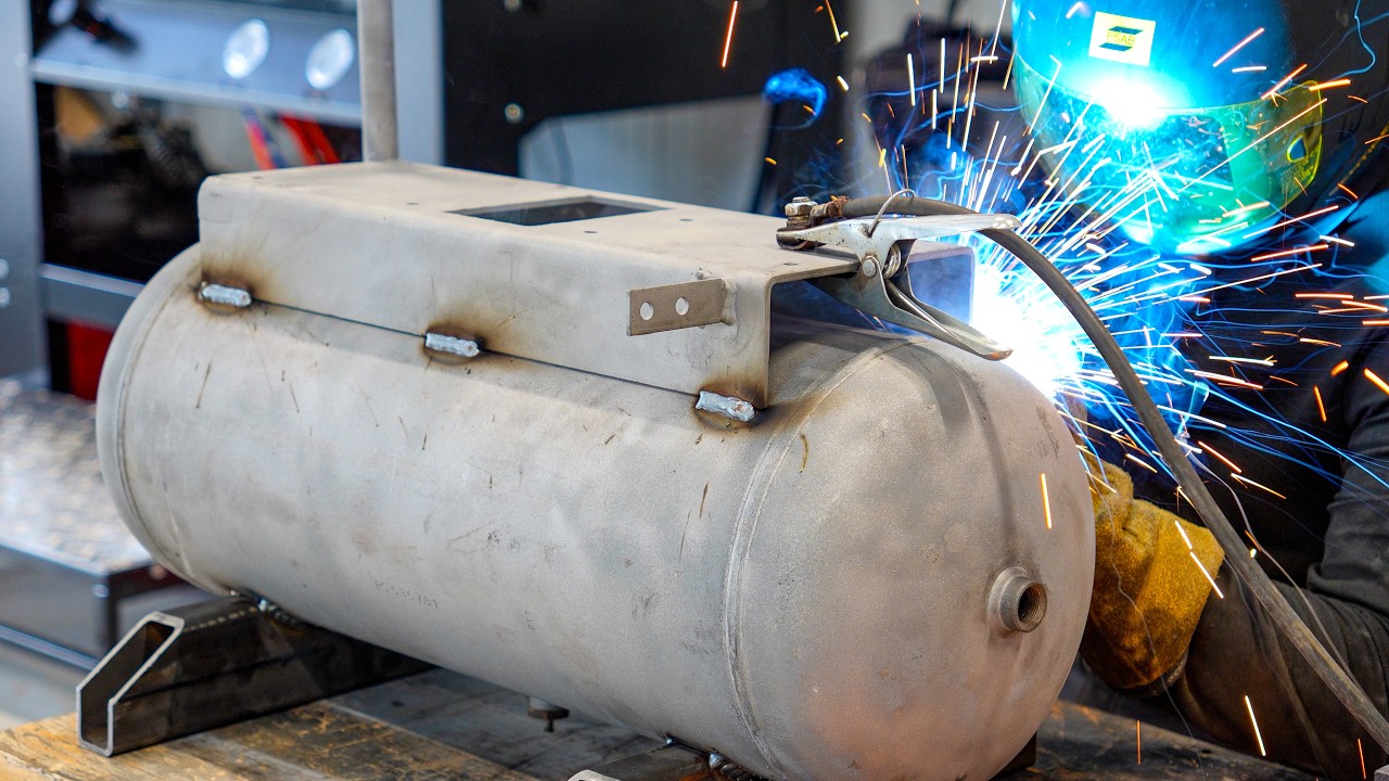 Rebuilding an Old Gas-Powered Air Compressor