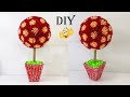 How To Make Round Paper Flower - DIY Paper Craft