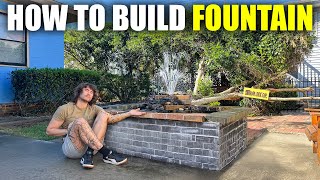 DIY Fountain Build From Start to Finish