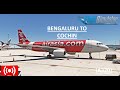 MSFS2020  | Air Asia India A320 Bengaluru To Cochin | VATSIM | IAD981