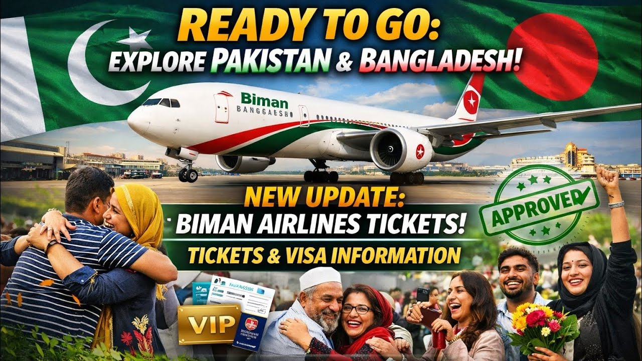 Dhaka to Karachi Direct Flight 2026 | Biman Bangladesh Airlines Update & Ticket Price