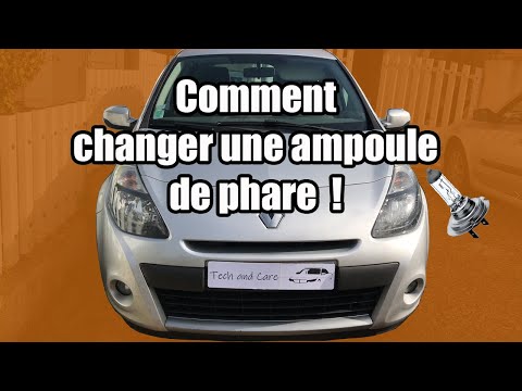 Vidéo: Comment Installer Une Ampoule De Phare