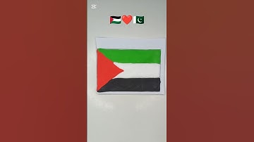 DIY palestine flag on paper with foamclay#youtubeshorts #palestineflag #foamclay #freeplastine