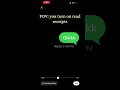 Pov you turn on read receipts