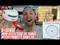 Xsense mini dtecteur de fume interconnect sans fil on a tout fait brul pour essayer