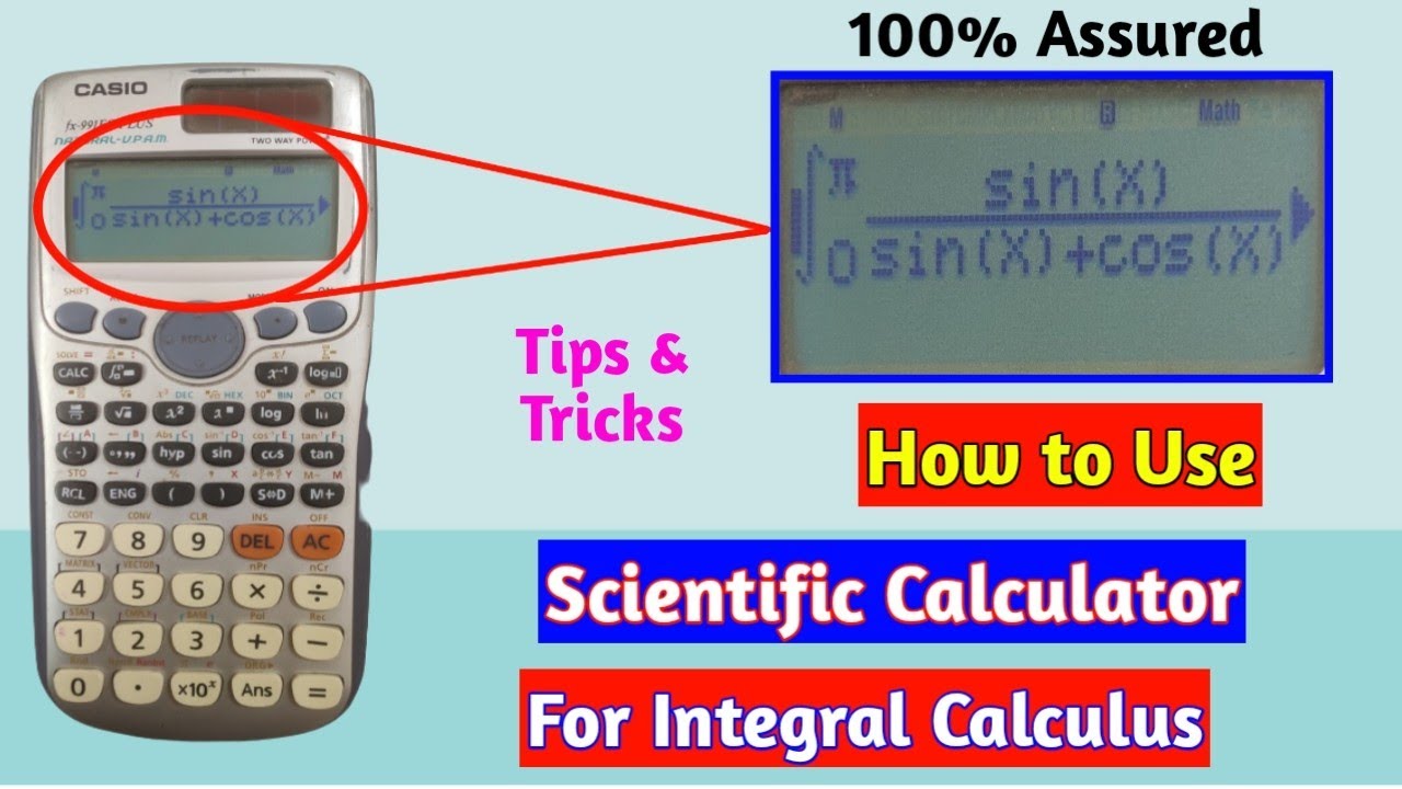 How to use Calculator to solve Integration । Definite Integrals using