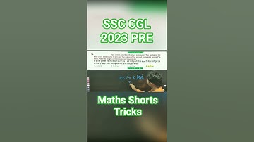 SSC CGL 2023| #ssccgl #shorts #maths #dharmendraacademy #viral #mathsbyamansir #math #short #video
