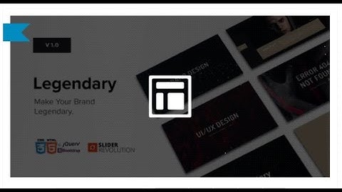 Legendary // One Page Parallax HTML Template | Themeforest Review and Download