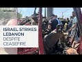 Israeli attacks kill at least 26 people across Lebanon
