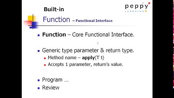 Function  -  Builtin Functional Interface