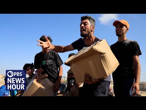 New U.S.-backed aid distribution system in Gaza quickly overwhelmed