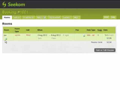 Cancel a booking in iBex PMS V4