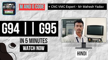 Understanding G94 and G95 Codes in CNC Programming: Feed Rate Control Explained