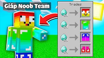 Minecraft Bedwars, Sở Hữu Giáp Siêu Sức Mạnh Của Noob Team *Kéo Hacker 1 Hit Troll Noob